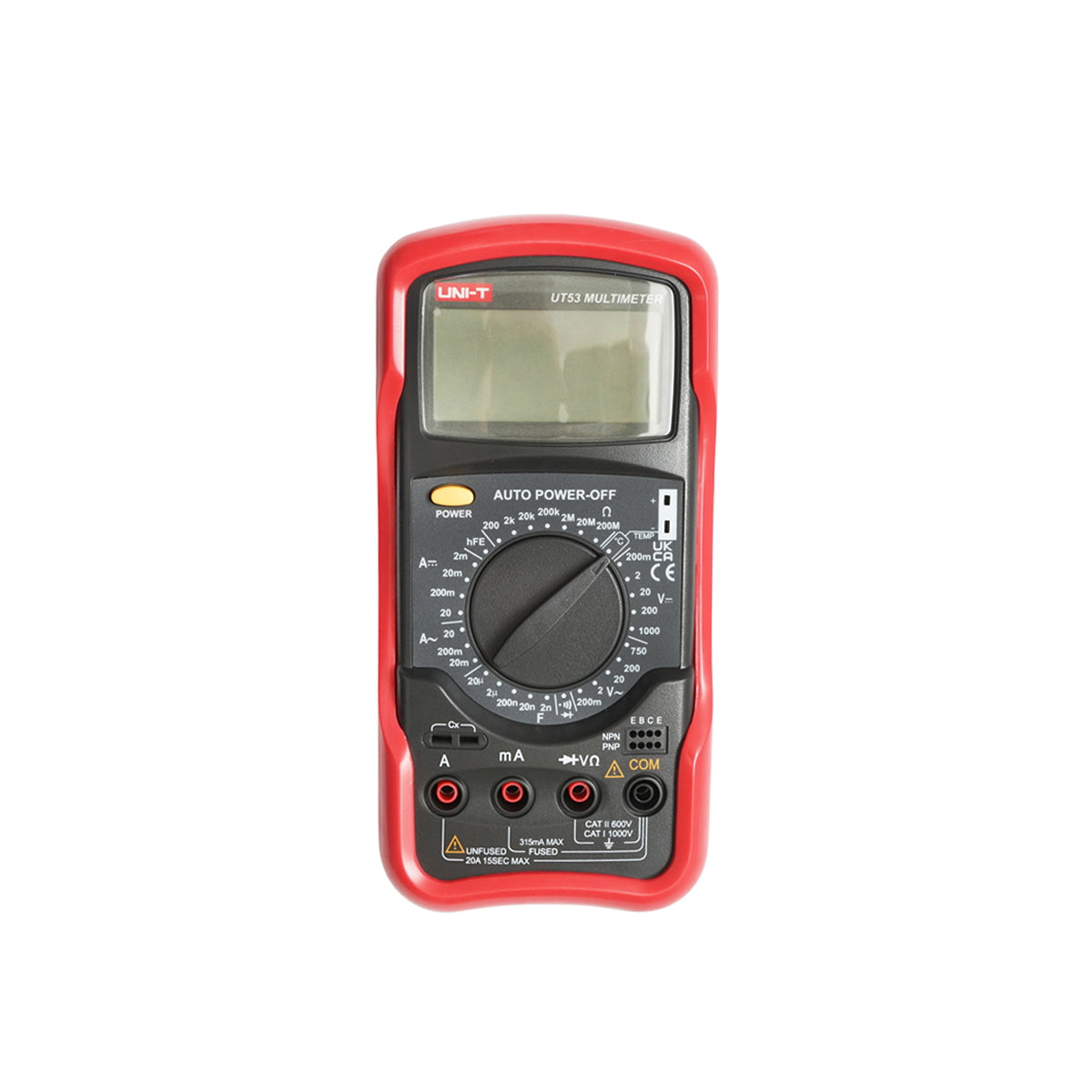 Digital multimeter with 10 functions UT53, UNI-T